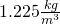 1.225 \frac{kg}{m^3}